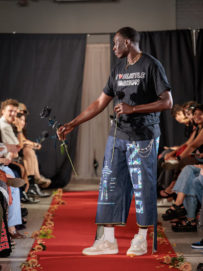 206 denim shorts