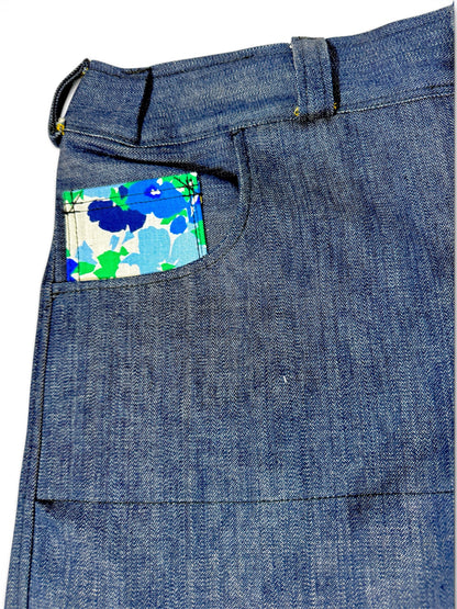 206 denim shorts