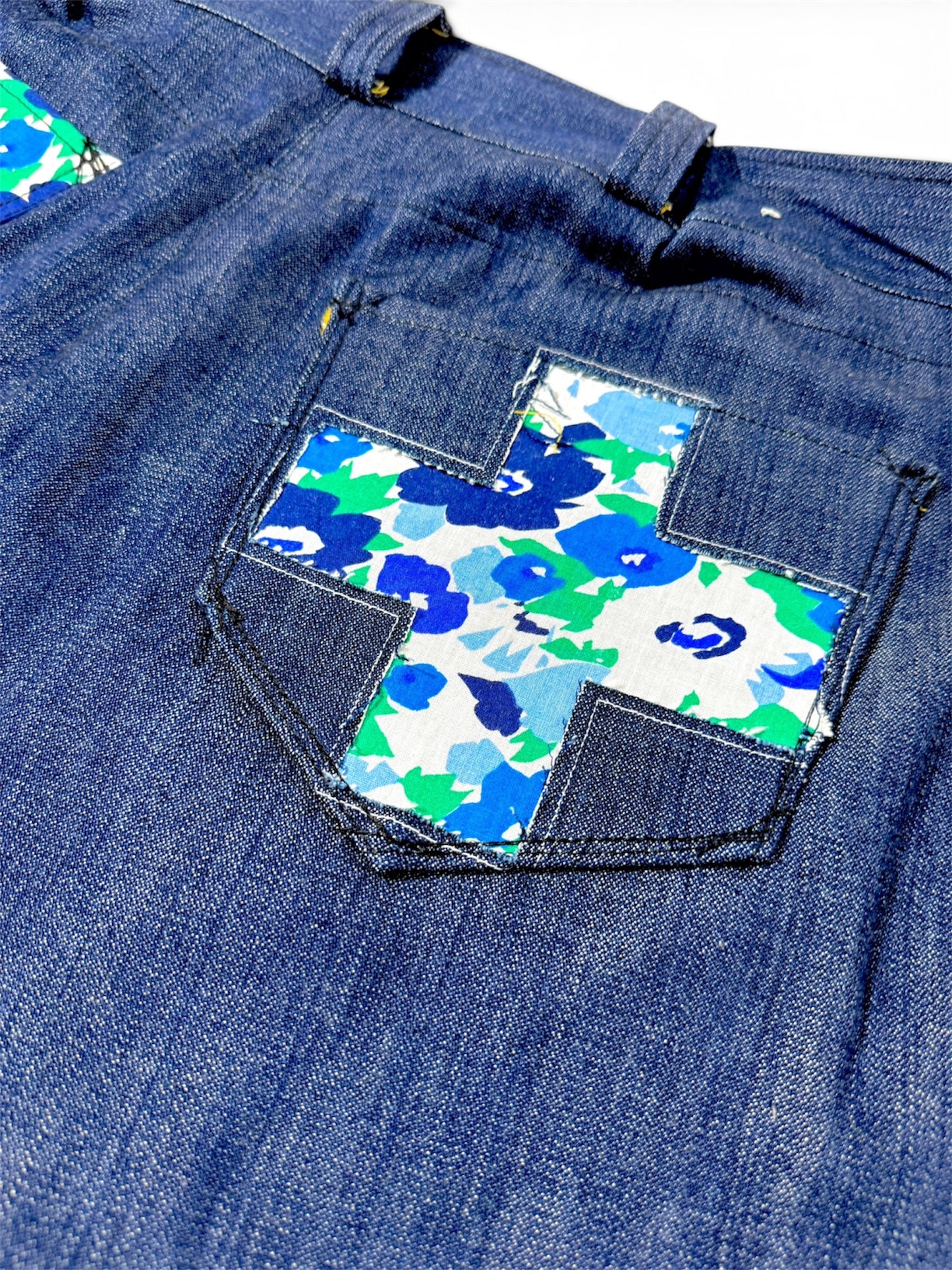 206 denim shorts