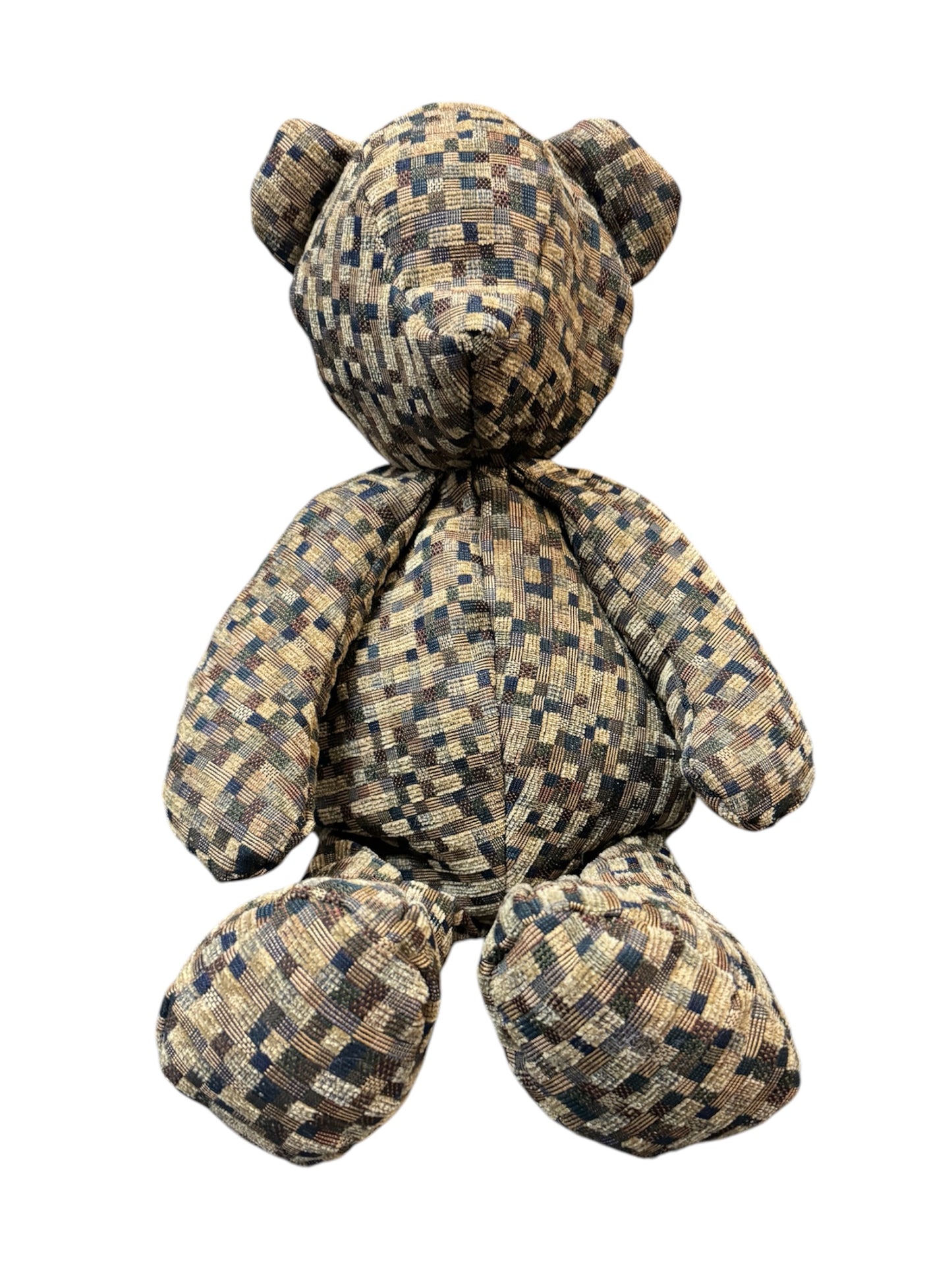 Tan tile bear bag