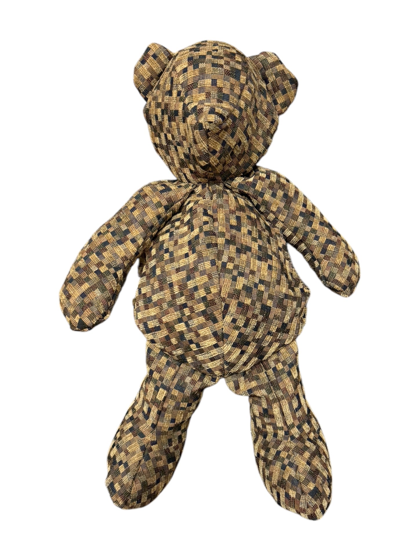 Tan tile bear bag