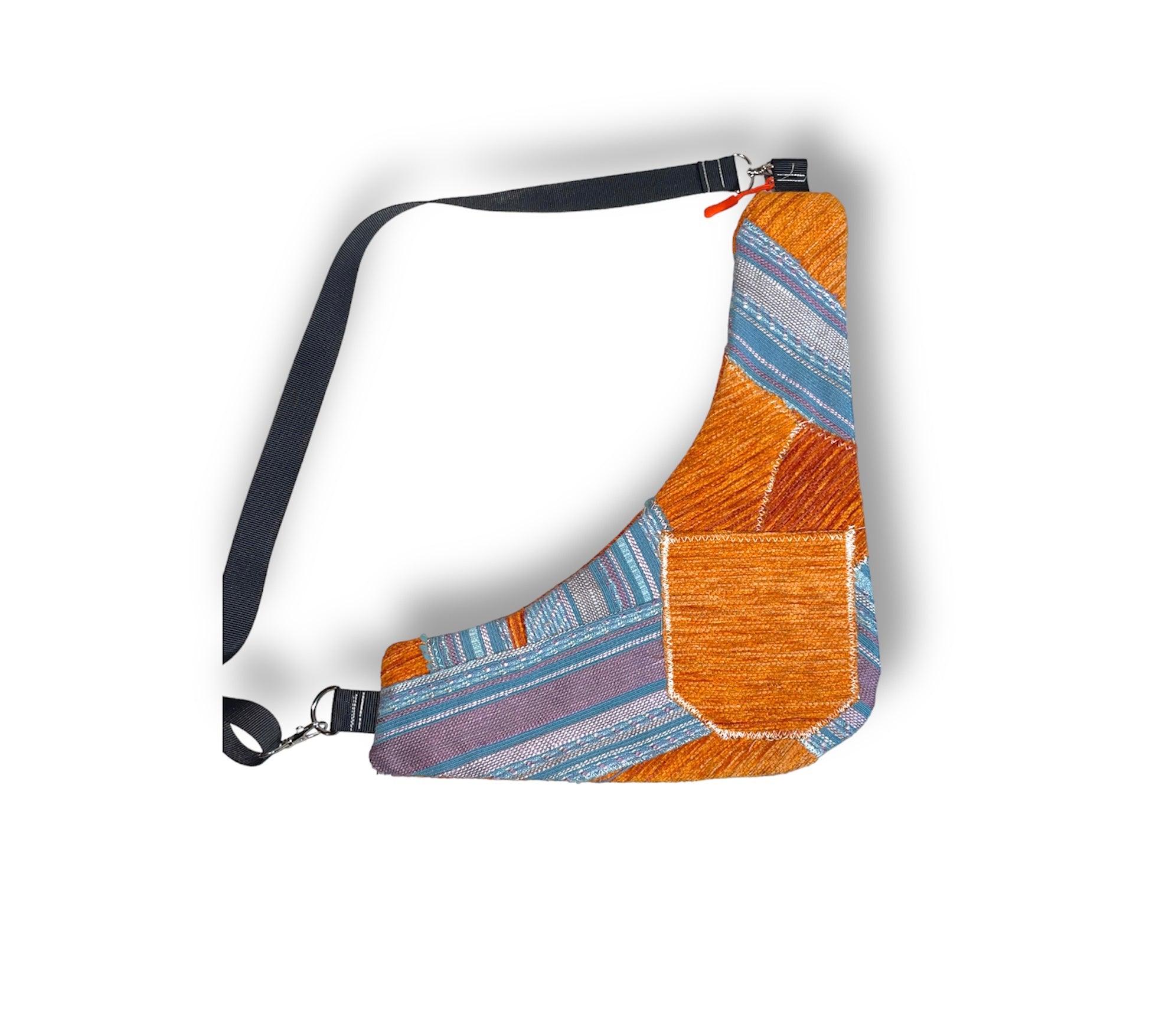 Boomerang Bag (org/blue)