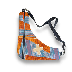 Boomerang Bag (org/blue)