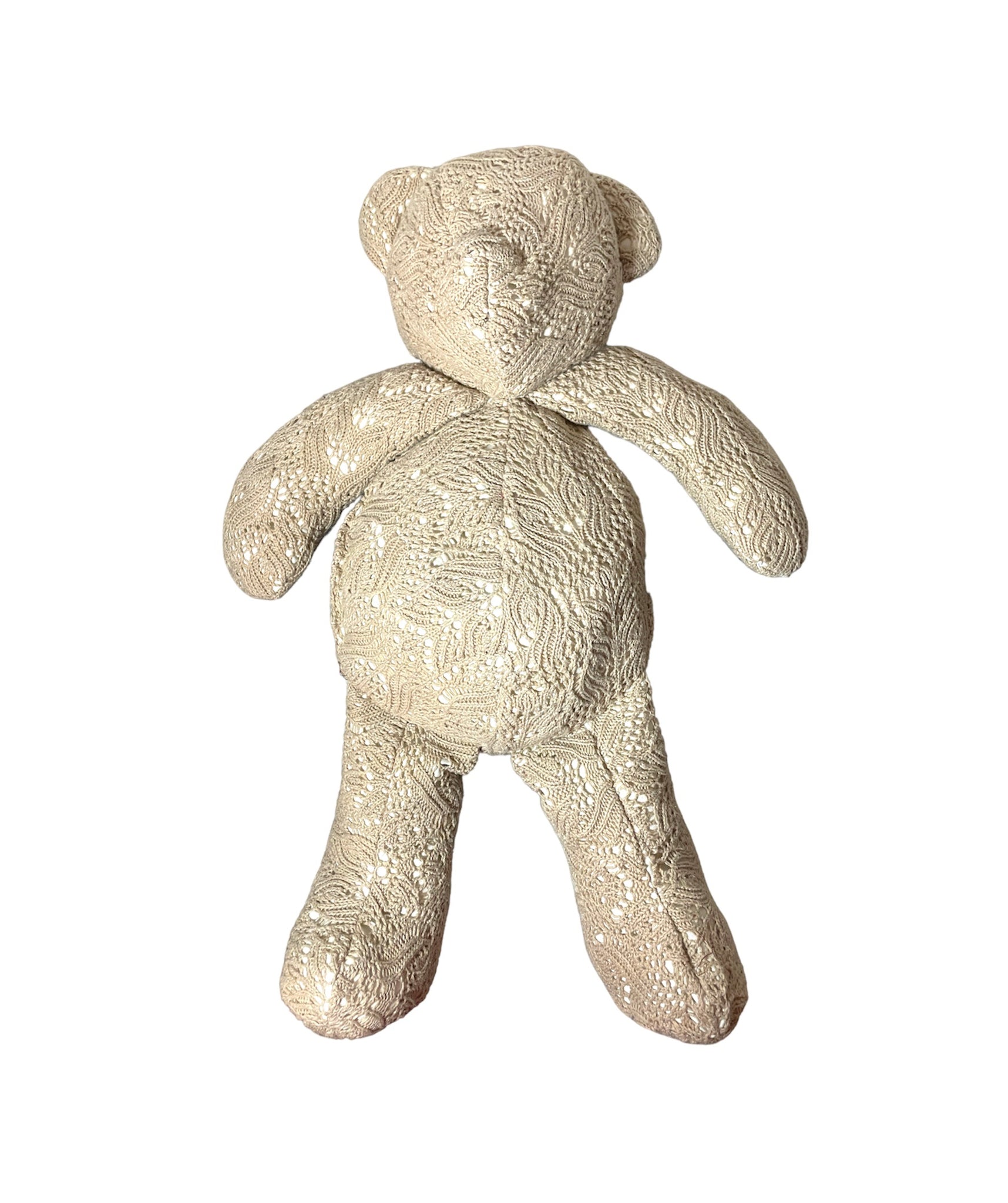 Crochet bear backpack