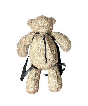 Crochet bear backpack