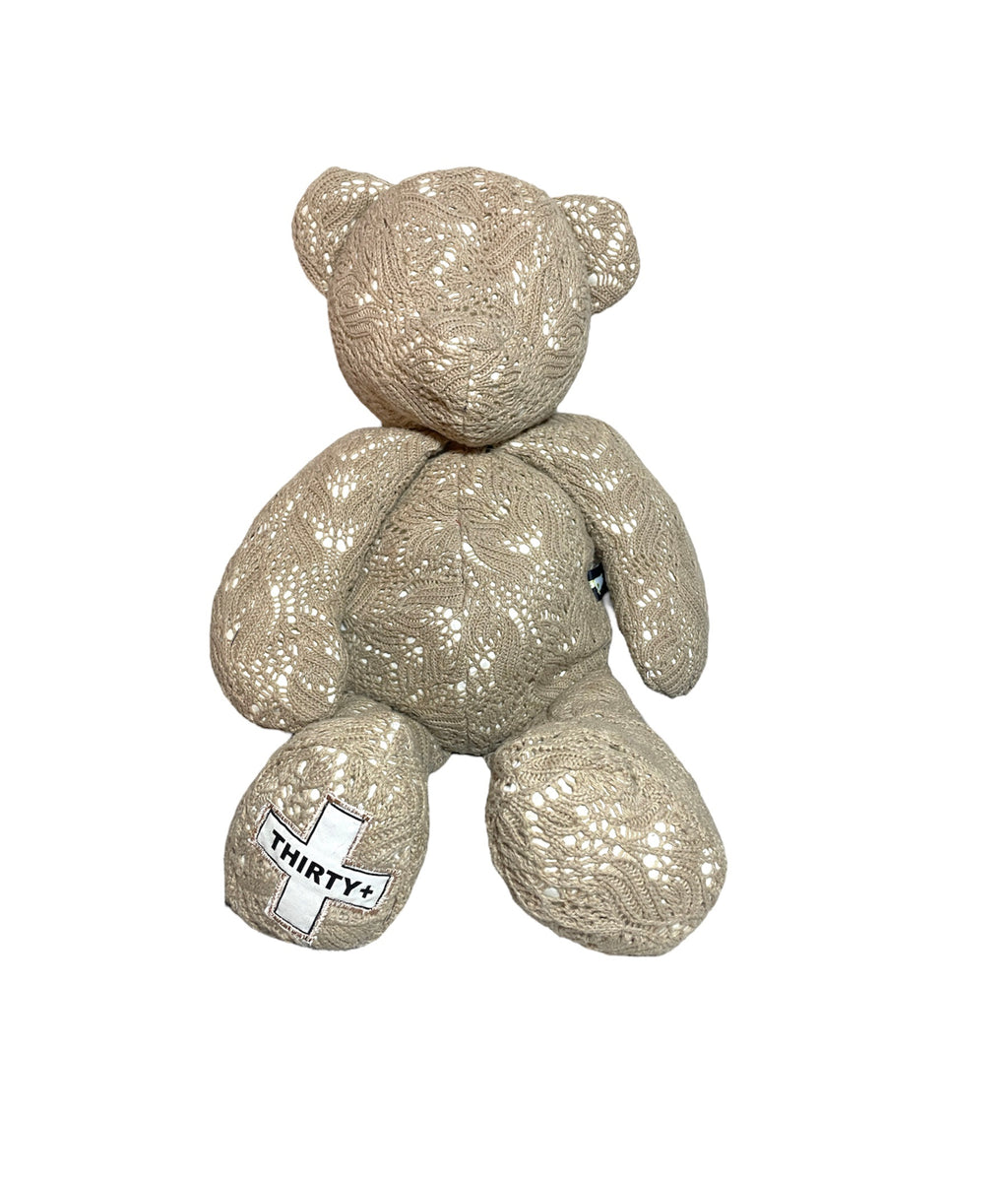 Crochet bear backpack