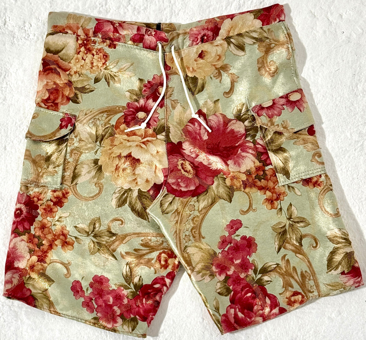 Silk Runway Shorts