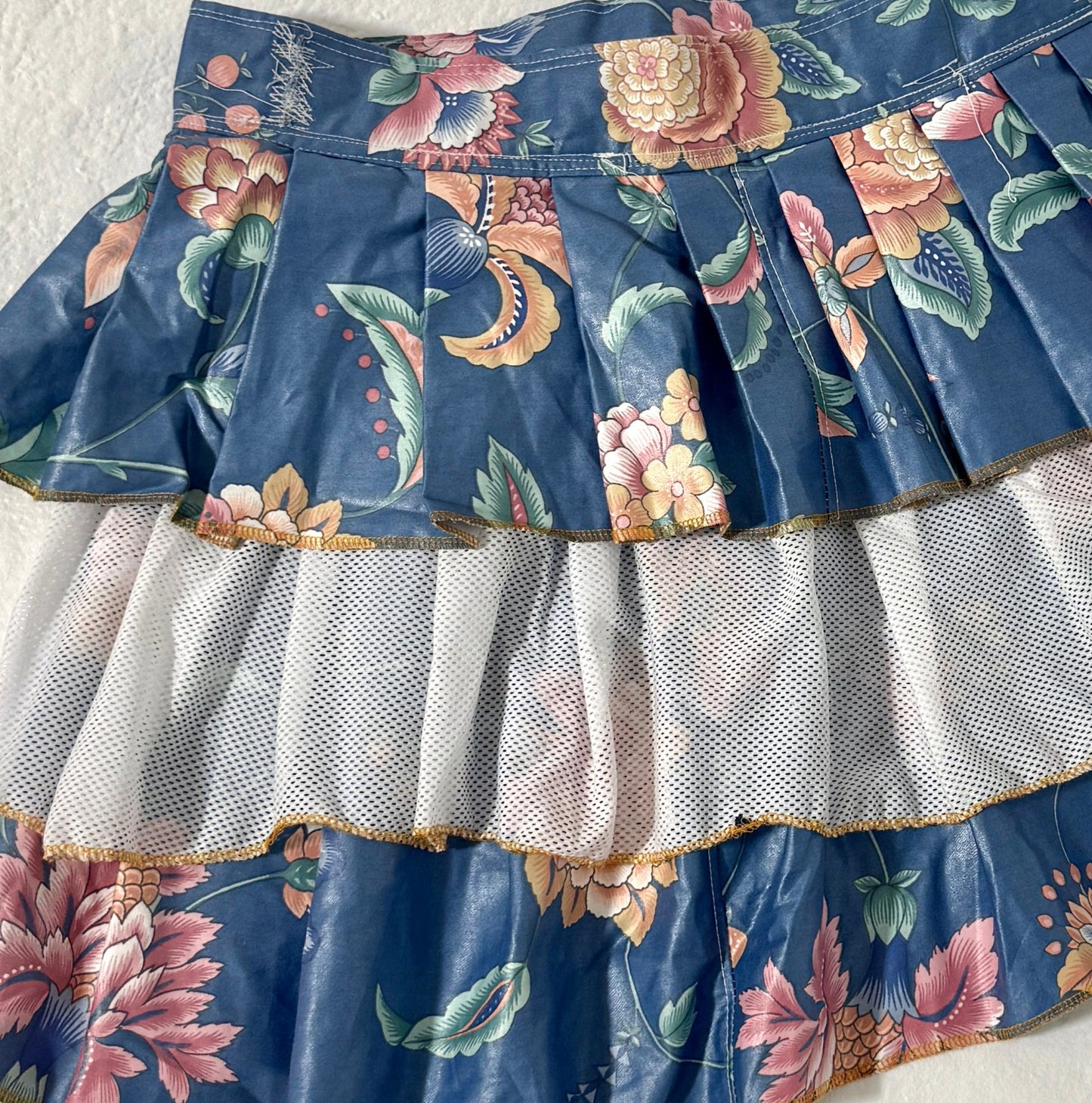 Custom Runway Floral Skirt