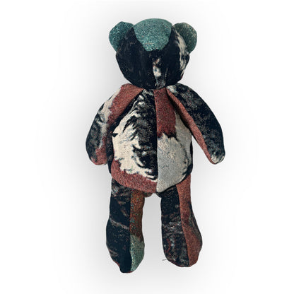 woven tapestry bear bag
