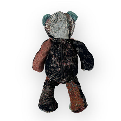 woven tapestry bear bag