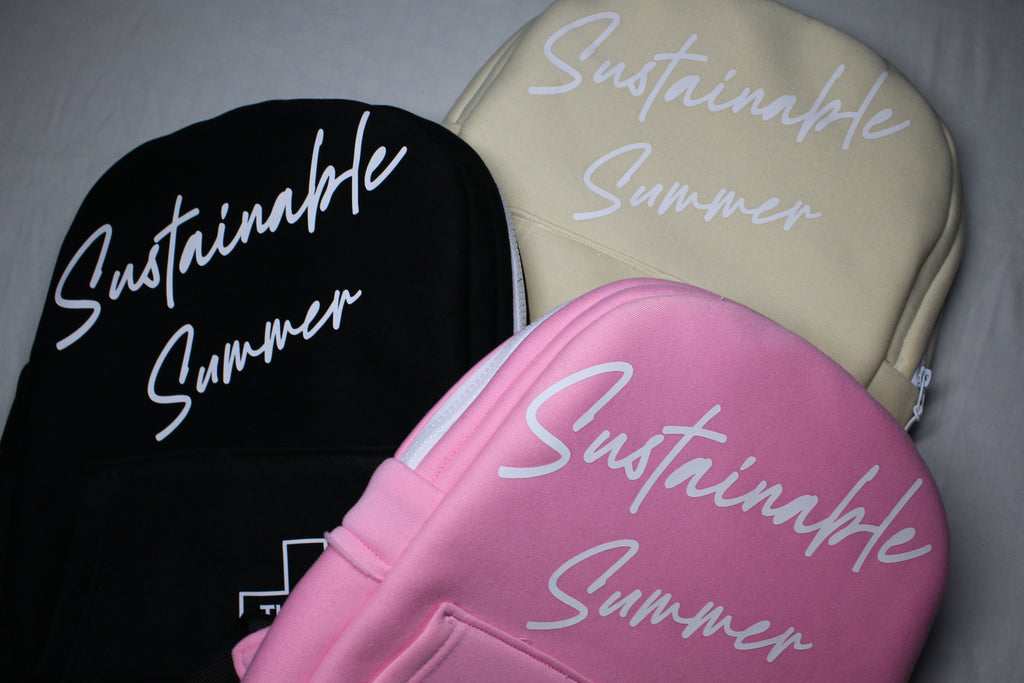 Sustainable summer backpack